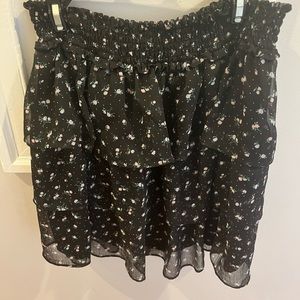 floral skirt